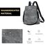 Fmeida Rucksack Leder Damen Anti Diebstahl Handtaschen Wasserdichte Schulrucksack 2 in 1 Schultertasche Shopper Casual Daypack Reiserucksack für Frauen Mädchen Grau