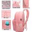 KEOFID Laptop Rucksack für Herren Damen, Großer Schulrucksack für Jungen, Mädchen und Teenager, Anti-Diebstahl Computer Rucksack, 15,6 Zoll Laptop, Handgepäck Rucksack(Rosa)