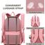 KEOFID Laptop Rucksack für Herren Damen, Großer Schulrucksack für Jungen, Mädchen und Teenager, Anti-Diebstahl Computer Rucksack, 15,6 Zoll Laptop, Handgepäck Rucksack(Rosa)