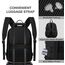KEOFID Laptop Rucksack für Herren Damen, Großer Schulrucksack für Jungen, Mädchen und Teenager, Anti-Diebstahl Computer Rucksack, 15,6 Zoll Laptop, Handgepäck Rucksack(Schwarz19inches)