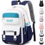 KESUDE Schulrucksack Mädchen Jungen Teenager Groß Rucksack Damen Schul Schulranzen Wasserdicht Daypacks Backpack Schultasche für Mädchen Damen School Bag, Blua