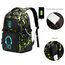 Asge Rucksack Jungen Schulrucksack Teenager Jugendliche Coole Schule Daypacks Kinder Reflektierender Schultasche Outdoor Camping Groß Schulranzen Wasserdicht Ranzen Schultertaschen set