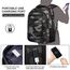 Liokesa Rucksack Herren, 15,6 Zoll Rucksack Herren Laptop, Schulrucksack Jungen Teenager mit USB Ladeanschluss für die Business Arbeit Rucksack, für Uni Reisen, Arbeit, Schule, Tarnung