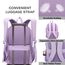 KEOFID Laptop Rucksack für Herren Damen, Großer Schulrucksack für Jungen, Mädchen und Teenager, Anti-Diebstahl Computer Rucksack, 15,6 Zoll Laptop, Handgepäck Rucksack(Lila)