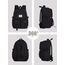 FIORETTO schulrucksack Teenager Mädchen Damen Schulranzen Schultasche School Bag Rucksack Schule 14" Laptopfach, Wasserabweisend & Leicht Schwarz