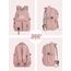 FIORETTO schulrucksack Teenager Mädchen Damen Schulranzen Schultasche School Bag Rucksack Schule 14" Laptopfach, Wasserabweisend & Leicht Rosa
