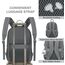 KEOFID Laptop Rucksack für Herren Damen, Großer Schulrucksack für Jungen, Mädchen und Teenager, Anti-Diebstahl Computer Rucksack, 15,6 Zoll Laptop, Handgepäck Rucksack(Grau19inches)