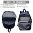 SUPACOOL Leichter Laptop-Rucksack, Rucksack mit USB-Ladeanschluss, lässiger Tagesrucksack, Graublau, M
