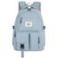 FIORETTO schulrucksack Teenager Mädchen Damen Schulranzen Schultasche School Bag Rucksack Schule 14" Laptopfach, Wasserabweisend & Leicht Blau