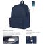 SUPACOOL Leichter Laptop-Rucksack, Rucksack mit USB-Ladeanschluss, lässiger Tagesrucksack, Graublau, M