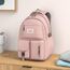FIORETTO schulrucksack Teenager Mädchen Damen Schulranzen Schultasche School Bag Rucksack Schule 14" Laptopfach, Wasserabweisend & Leicht Rosa