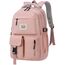 FIORETTO schulrucksack Teenager Mädchen Damen Schulranzen Schultasche School Bag Rucksack Schule 14" Laptopfach, Wasserabweisend & Leicht Rosa