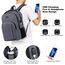 YIORMIOR Schulrucksack Jungen Mädchen Teenager, Rucksack Schule Laptop Rucksack für Herren Damen Daypacks für 15.6 Zoll Laptop Business Rucksack mit USB Ladeanschluss 35L