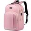 YIORMIOR Schulrucksack Mädchen Teenager, Rucksack Damen Schule Daypacks für 15.6 Zoll Laptop Rucksack mit USB Ladeanschluss 35L