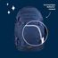 coocazoo Schulrucksack Mate „Blue Motion”, blau, ergonomischer & anpassbarer Tornister, höhen- & größenverstellbar, mit Brustgurt & Hüftgurt, ab der 3. Klasse