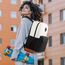 YAMTION Schulrucksack für Mädchen und Jungen, Laptop-Rucksack mit USB-Ladeanschluss für Damen und Herren, Schultasche, Collegetasche