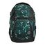coocazoo Schulrucksack Mate „Pixel Blox”, schwarz-grün, ergonomischer & anpassbarer Tornister, höhen- & größenverstellbar, mit Brustgurt & Hüftgurt, ab der 3. Klasse