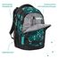 coocazoo Schulrucksack Mate „Pixel Blox”, schwarz-grün, ergonomischer & anpassbarer Tornister, höhen- & größenverstellbar, mit Brustgurt & Hüftgurt, ab der 3. Klasse