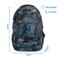 coocazoo Schulrucksack Mate „Blue Craft”,schwarz-blau, ergonomischer & anpassbarer Tornister, höhen- & größenverstellbar, mit Brustgurt & Hüftgurt, ab der 3. Klasse