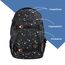 coocazoo Schulrucksack Mate „Sprinkled Candy”, schwarz-rosa, ergonomischer & anpassbarer Tornister, höhen- & größenverstellbar, mit Brustgurt & Hüftgurt, ab der 3. Klasse