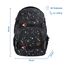 coocazoo Schulrucksack Mate „Sprinkled Candy”, schwarz-rosa, ergonomischer & anpassbarer Tornister, höhen- & größenverstellbar, mit Brustgurt & Hüftgurt, ab der 3. Klasse