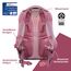 coocazoo Schulrucksack Mate „Mixed Faded Rose”, rosa, ergonomischer & anpassbarer Tornister, höhen- & größenverstellbar, mit Brustgurt & Hüftgurt, ab der 3. Klasse