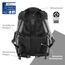 coocazoo Schulrucksack Mate „Black Carbon”, schwarz-grau, ergonomischer & anpassbarer Tornister, höhen- & größenverstellbar, mit Brustgurt & Hüftgurt, ab der 3. Klasse