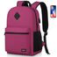 YAMTION Rucksack Laptop Damen,Schulrucksack Mädchen Teenager,Schultasche Mädchen Teenager Schulranzen Frauen mit 15,6 Zoll Laptopfach für Universität Schule