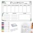 YSOOUA Wochenplaner Abwischbar Wochenplaner aus Acrylglas für Haushaltsplan 30 x 20CM Memoboard mit 6 Whiteboard-Stift Haushaltsplan zum Aufhängen To Do Liste für den Haushalt(A)