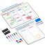 Prelisee Whiteboard Wochenplaner Magnetisch Abwischbar 42×30cm Kann Als Essensplaner Woche,To Do Liste,Haushaltsplaner,Einkaufsliste, Kinder Wochenplaner Abwischbar für Kühlschrank-2 Stk
