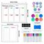 Prelisee Whiteboard Wochenplaner Magnetisch Abwischbar 42×30cm Kann Als Essensplaner Woche,To Do Liste,Haushaltsplaner,Einkaufsliste, Kinder Wochenplaner Abwischbar für Kühlschrank-2 Stk