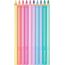 Faber-Castell 210910 - Jumbo Buntstifte Set Sparkle, 10 dicke Buntstifte in Pastellfarben, Malstifte für Kinder