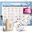 Wochenplaner Kinder - Montessori Magnettafel, 211 Magnete, beschreib- & abwischbar - Wochenplan Kinder fördert Selbstständigkeit & Struktur - Wochenplaner magnetisch mit Zubehör