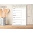 Magnetischer Menü Planer mit Einkaufsliste für Familien DIN A4 abwischbarer wiederverwendbarer Wochenplaner Meal Planning und Meal Prepping Speiseplan Kühlschrank (Eukalyptus (magnetisch inkl. Stift))