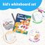 NEWYES Kinder Whiteboard Set Wiederverwendbares trocken löschbares Zeichenbuch mit 10 Markern, 3 4 5 6 7 8 Jahre alt Jungen & Mädchen Lernspielzeug löschbares Kritzelebuch zum Zeichnen, Kritzeln