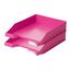 HAN Briefablage Klassik, 20 STÜCK Schreibtisch Organizer, Bürobedarf, Ablagefächer, Büromaterial, Briefkorb, Dokumentenablage, bis Format A4/C4, 1027-X-56, pink