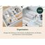 uandu Schubladen Organizer 25er Set mit 4 Größen – Schminktisch & Kosmetik Aufbewahrung für Schublade – MakeUp Ordnungssystem für Badezimmer, Küche & Büro