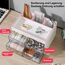 DoocliB Schreibtisch Organizer 7 Fächer Plastik Büro Organizer, Multifunktionaler Stiftehalter Schreibtisch mit Schublade,Tisch Organizer aus Kunststoff, Stifteköcher für Büro Zuhause Schule
