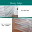 4-stöckige Ablagekorb für A4, Dokumentenablage aus PET Kunststoff, Briefkorb, Briefablage Organizer (Transparente) (4pcs, Transparent)