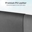 Aothia Schreibtischunterlage,PU-Leder-Schreibtischmatte,Mauspad,rutschfester Schreibtischschutz,wasserdichter Schreibtisch-Schreibblock für Büro und Zuhause (80cmx40cm, grau)