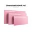 YSAGi Schreibtischunterlage 80x40cm, Premium Leder Mauspad XXL, Rutschfeste Tischunterlage Schreibunterlage, Multifunktionales Office Mousepad Schreibtisch Zubehör für Büro & Homeoffice (Pink)