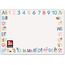 blaash® ABC Schreibtischunterlage Papier DIN A3 für Kinder | 25 Blatt Block mit viel Platz zum Malen, Schreiben oder Kritzeln | Unterlage Schreibtisch Mädchen & Jungen | Tischunterlage Kinder | 3er