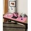 YSAGi Schreibtischunterlage 90x43cm, Premium Leder Mauspad XXL, Rutschfeste Tischunterlage Schreibunterlage, Multifunktionales Office Mousepad Schreibtisch Zubehör für Büro & Homeoffice (Pink)