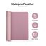YSAGi Schreibtischunterlage 80x40cm, Premium Leder Mauspad XXL, Rutschfeste Tischunterlage Schreibunterlage, Multifunktionales Office Mousepad Schreibtisch Zubehör für Büro & Homeoffice (Mauve)