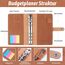 Budget Planner/Binder A6 - ANYUKE Sparchallenge Geldbuch mit Hüllen, Finanzplaner Ringbuch Ordner Organizer für Geld aufbewahrung Hefter, Familienbudgetplaner