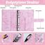 Budget Planner Budget Binder A6 - Budgetplaner Finanzplaner, Bugetplaner Umschlagmethode Haushaltsbuch mit Geldfächer, Geld Organizer Sparbuch mit Folien für Sparen, Geldplaner, Cash Stuffing