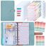 Budget Planner, Binder - ANYUKE Geldumschläge Budget Planer Geldplaner, Sparbuch mit Folien Finanzbuch Ringbuch A6, Bugetplaner für Ausgaben Organizer Buch Notizbuch Cash Envelope