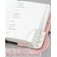 WEMATE Passwortbuch mit Schloss, Passwortbuch mit alphabetischen Registerkarten, 600+ Passwortplatz, Passwort-Organizer, Logbuch mit Schloss (Roségold)