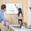 maxtek Magnetisches Whiteboard 90 x 60cm, Magnettafel Pinnwand Magnetisch mit Aluminiumrahmen, Beschreibbares und Löschbares Magnettafeln, Einfach zu Montieren