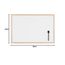 Bi-Office Budget Whiteboard mit Holzrahmen, magnetisch, 5 Größen wählbar, 60 x 40 cm